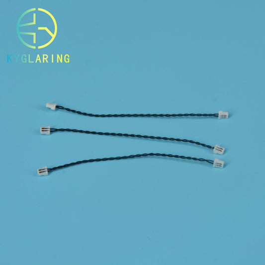 0.8 MM 2Pin Black Connectiing Cables  ( Pack of 10 )