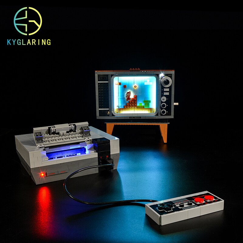 Led Lighting Set For 71374 NES Red And White Machine