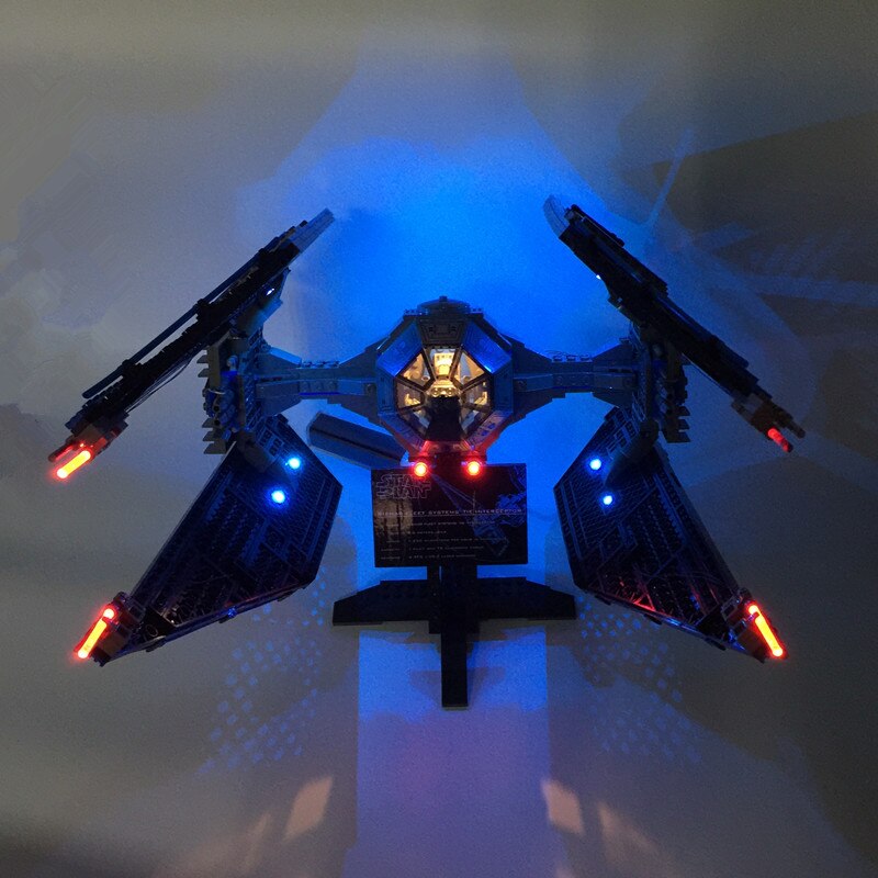 LED Light Kit for The TIE Interceptor 7181 and 05044