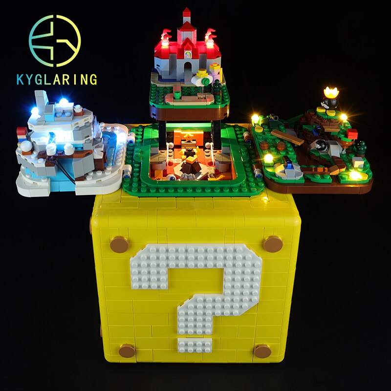 Led Lighting Set for Super Mario 64™ Question Mark Block 71395 Classic Version