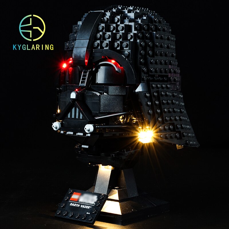 Led Lighting Set for 75304 Starwars Darth Dark Lord Vader Helmet