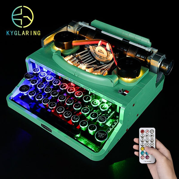 Led Lighting Set for Ideas 21327 Mechanical Typewriter