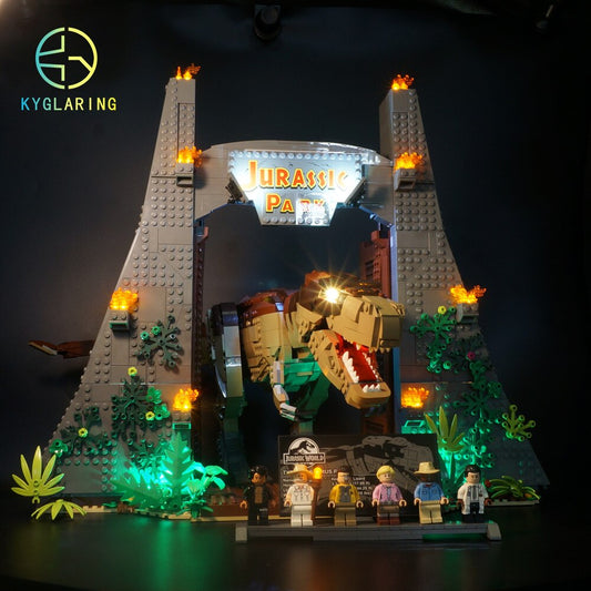 Led Lighting Set For Jurassic Park Compatile With 75936
