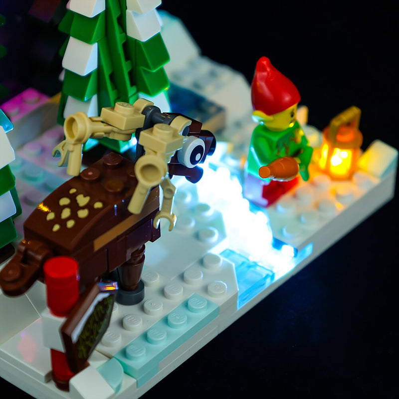 Led Light Kit For LEGO 40484 Christmas Gift Set