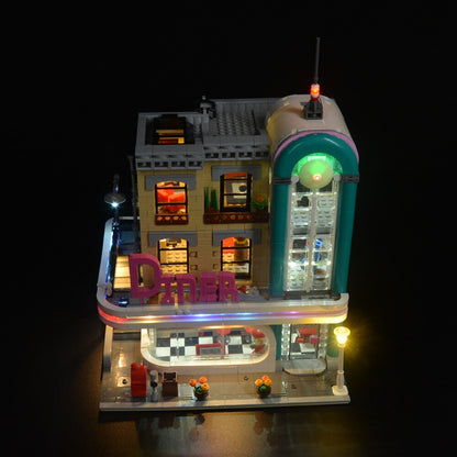 Led Lighting Set For Downtown Diner #10260