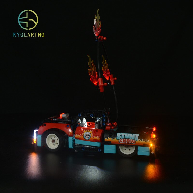 Led Lighting Set For Technic 42106 Stunt Show Truck & Bike