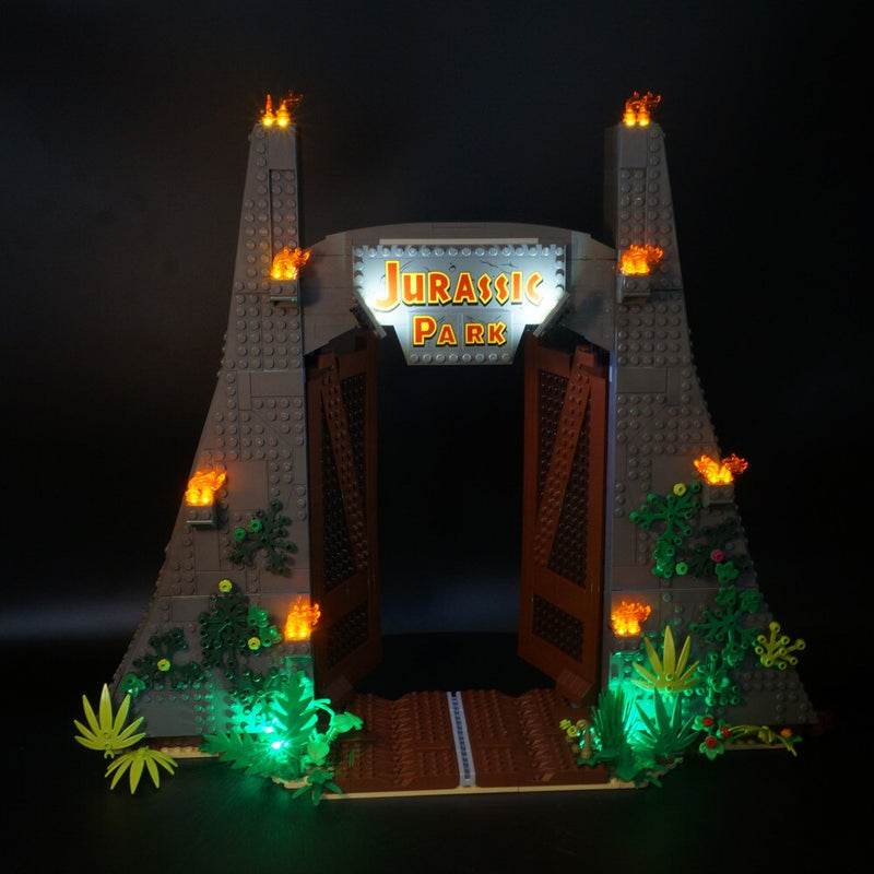 Led Lighting Set For Jurassic Park Compatile With 75936