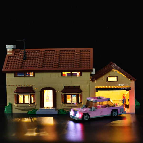 Led Lighting Set For The Simpsons™ House 71006 Compatible With 16005