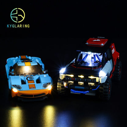 Led Lighting Set for Speed Champions 76905 GT Heritage Edition and Bronco R