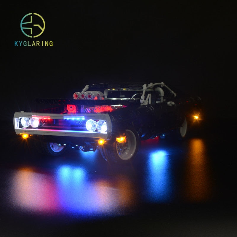 Led Light Kit For LEGO Dom's Dodge Charger 42111