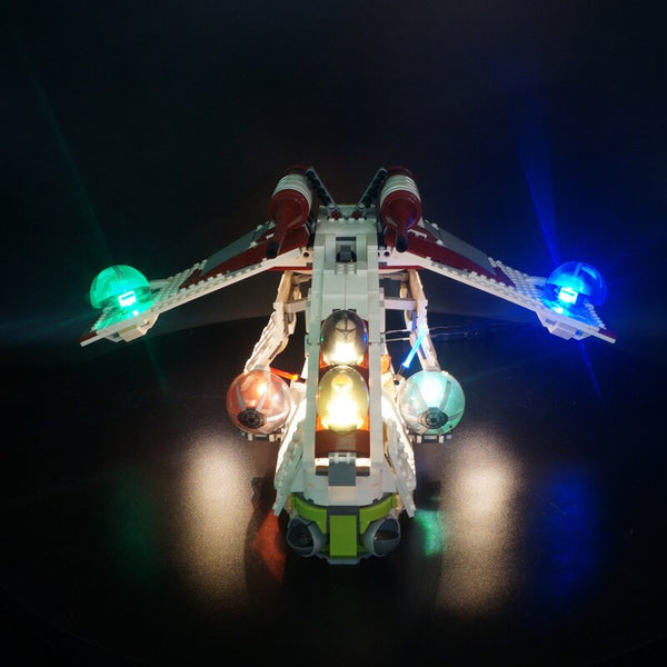 LED Light Kit for The Republic Gunship 75021 and 05041