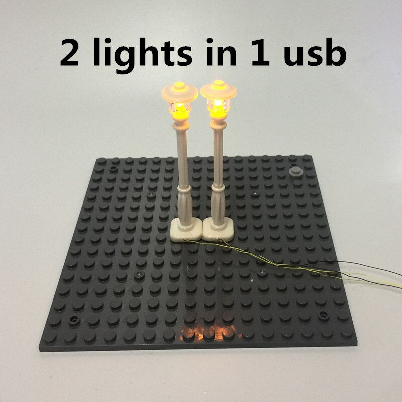 2 LED Lamp Post in 1 USB