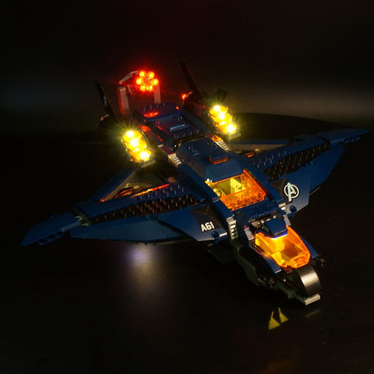LED Light Kit for Avengers Ultimate Quinjet #76126