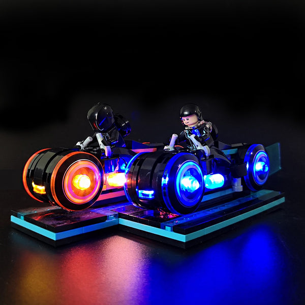 Led Light Kit For Tron Legacy Light Cycles Racing Motor Bike #21314