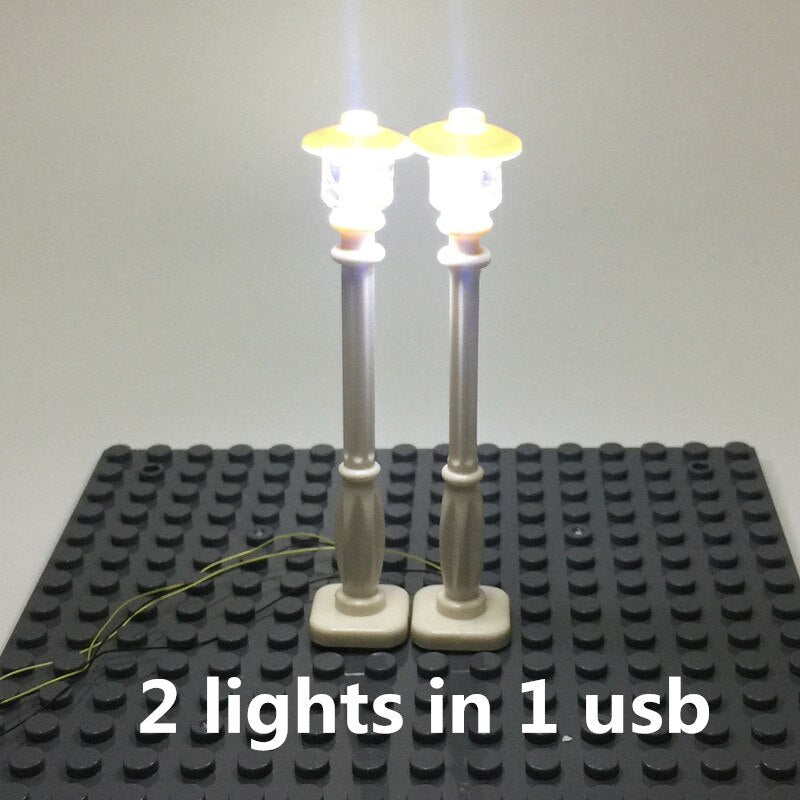 2 LED Lamp Post in 1 USB