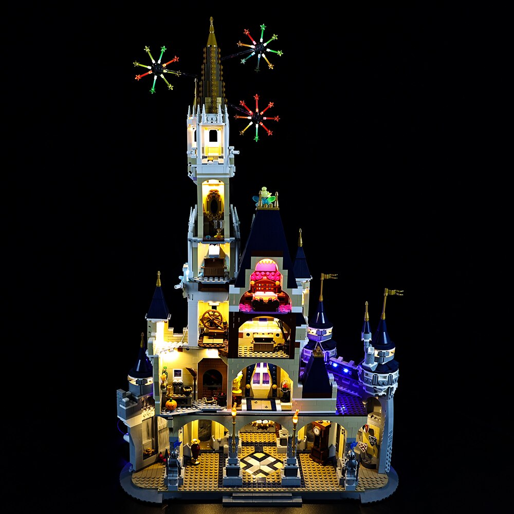 Led Lighting Set for Cinderella Princess Castle #71040