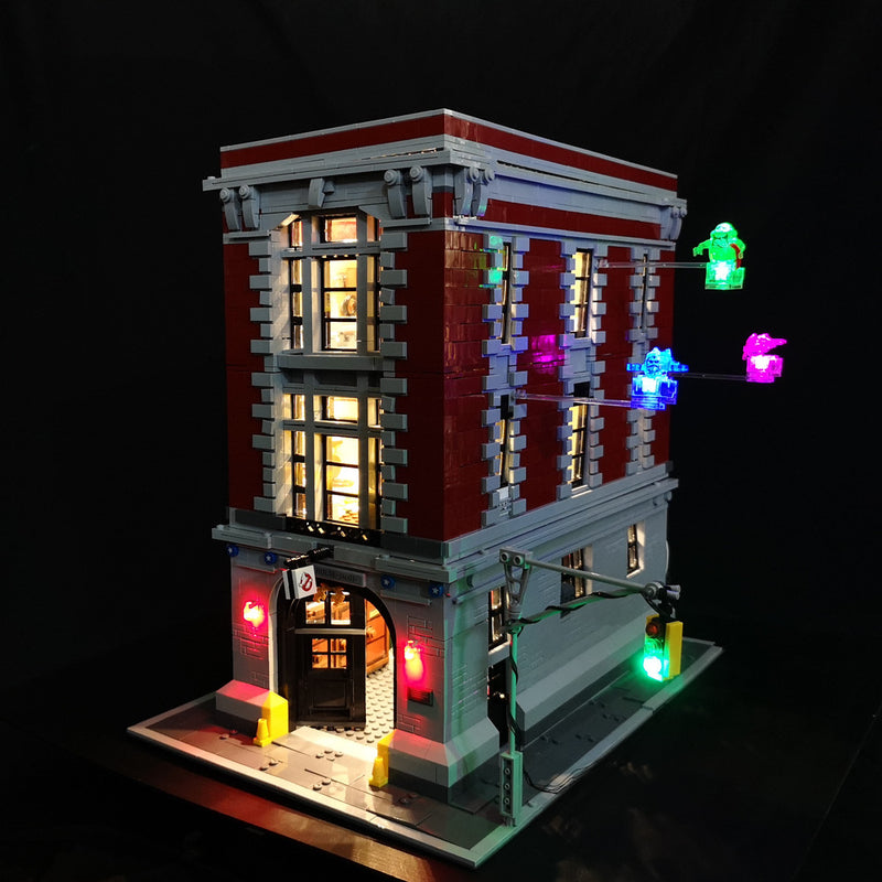 LED Light Kit for Ghost Busters Firehouse Headquarters 75827 and 16001