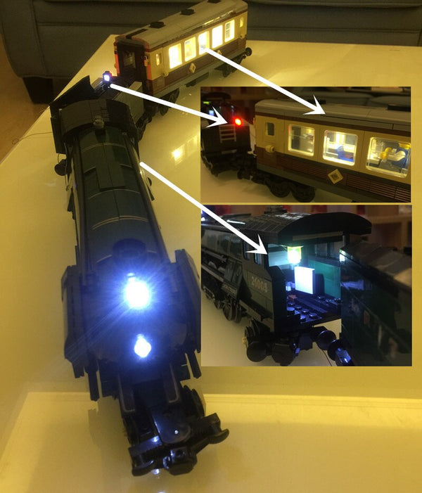 LED Light Kit for Emerald Night Train #10194 and #21005
