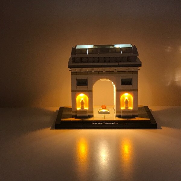 LED Light Kit For Arc de Triomphe #21036