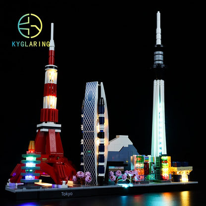 Led Lighting Set for Architecture 21051 Tokyo Skyline