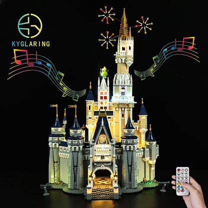 Led Lighting Set for Cinderella Princess Castle #71040