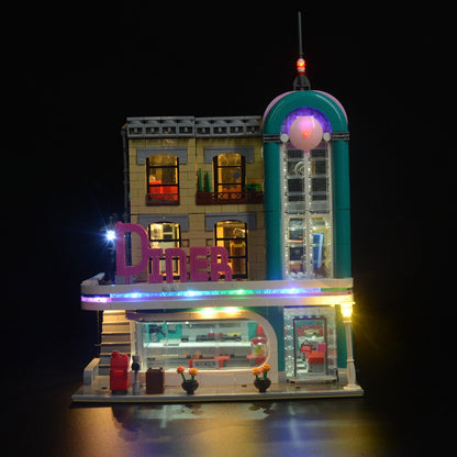 Led Lighting Set For Downtown Diner #10260