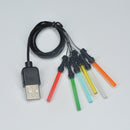 LED Small Lightsaber for Star Wars Minifigures 1 in 1 USB