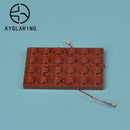 0.8mm 2pin Plug bk&rd Cables Bit Lights (Pack of 12)