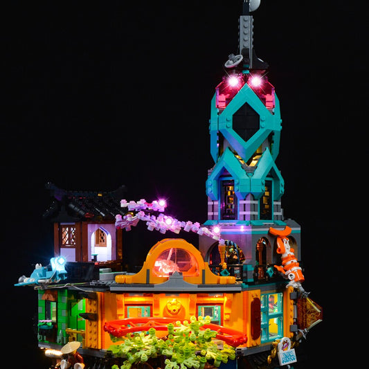 Led Light Kit For NINJAGO City Gardens 71741