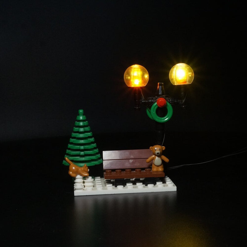 Led Lighting Set For Christmas Winter Toy Shop