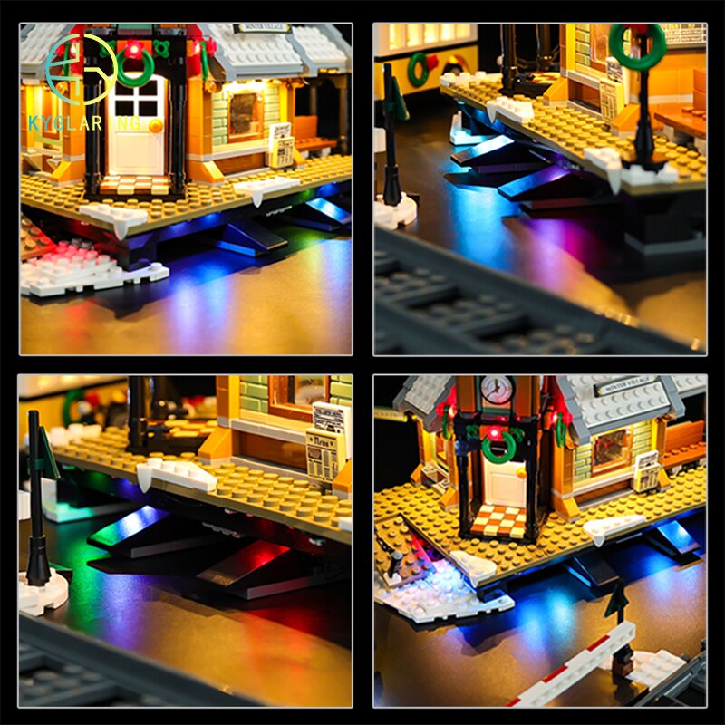 Led Lighting Set for Winter Village Station 10259