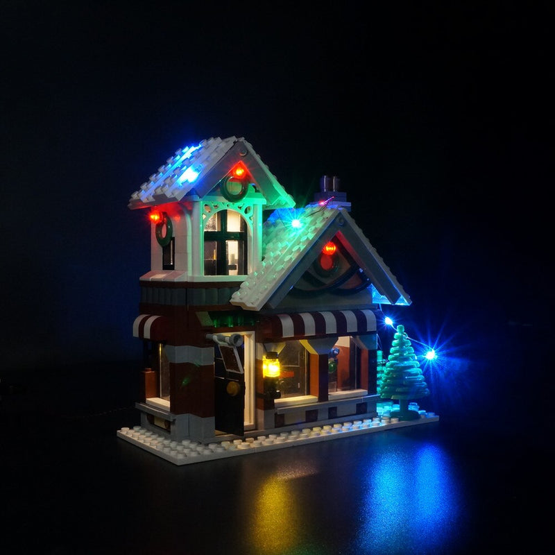 Led Lighting Set For Christmas Winter Toy Shop