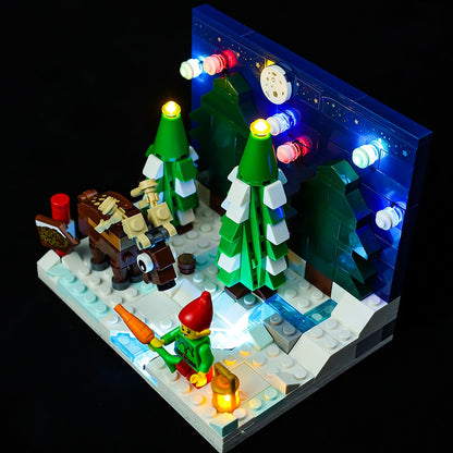 Led Light Kit For LEGO 40484 Christmas Gift Set
