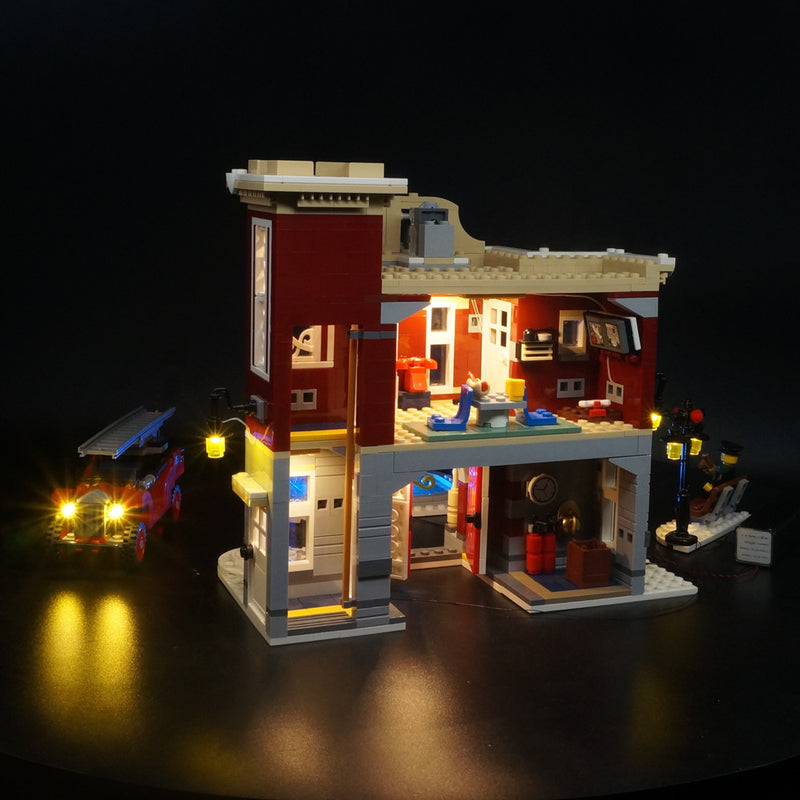 LED Light Kit For Winter Village Fire Station