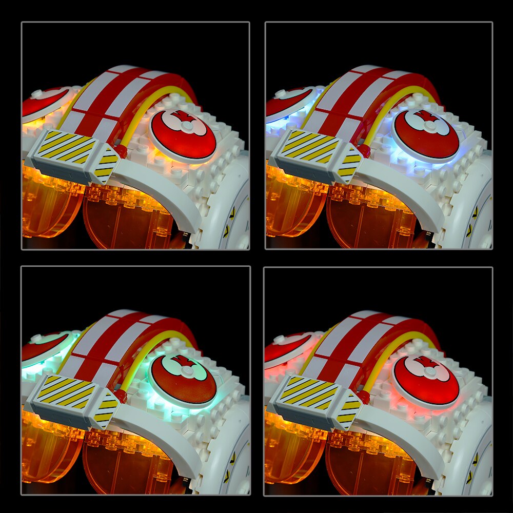 Led Light Kit For Luke Skywalker™ (Red Five) Helmet #75327