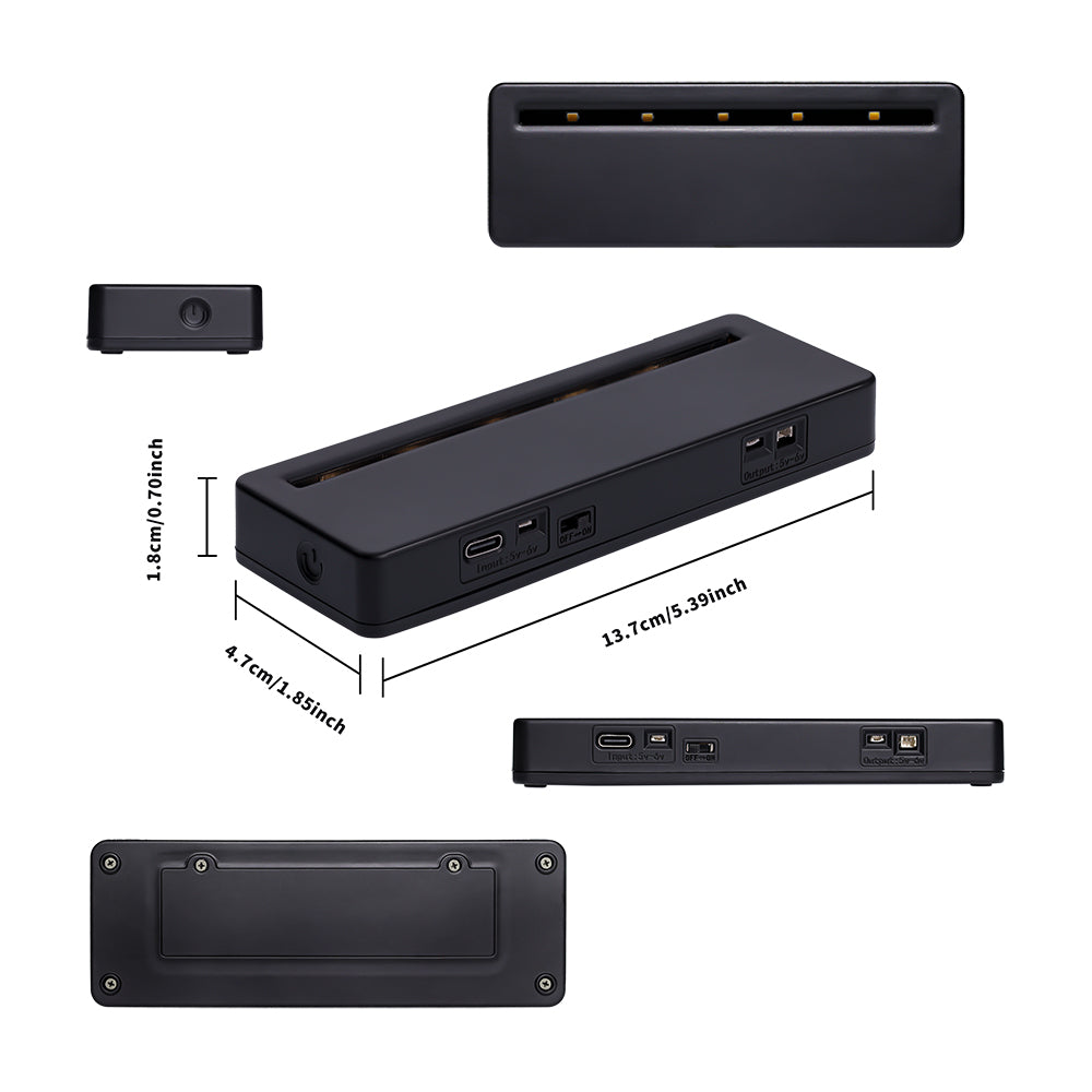 LED Light Acrylic Nameplate for Hogwarts Castle #71043