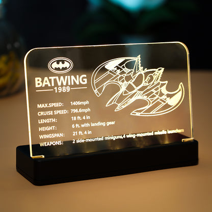 LED Light Kit for 1989 Batwing #76161